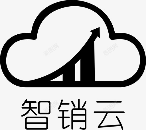 LOGO智销云蓝svg_新图网 https://ixintu.com LOGO 智销