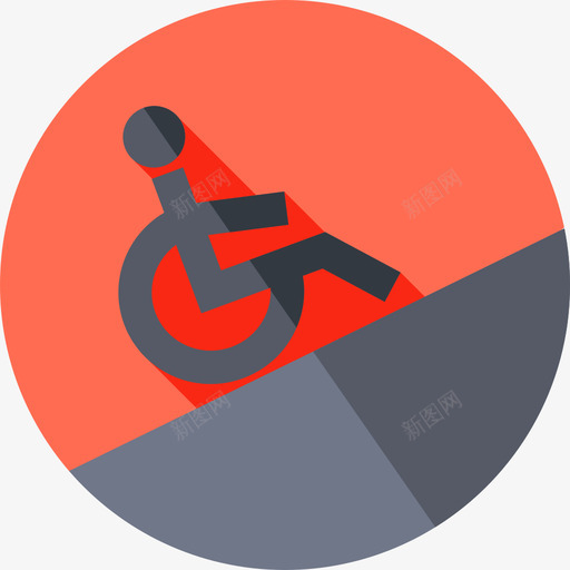 坡道残疾人援助16平坦svg_新图网 https://ixintu.com 坡道 残疾人 援助 平坦