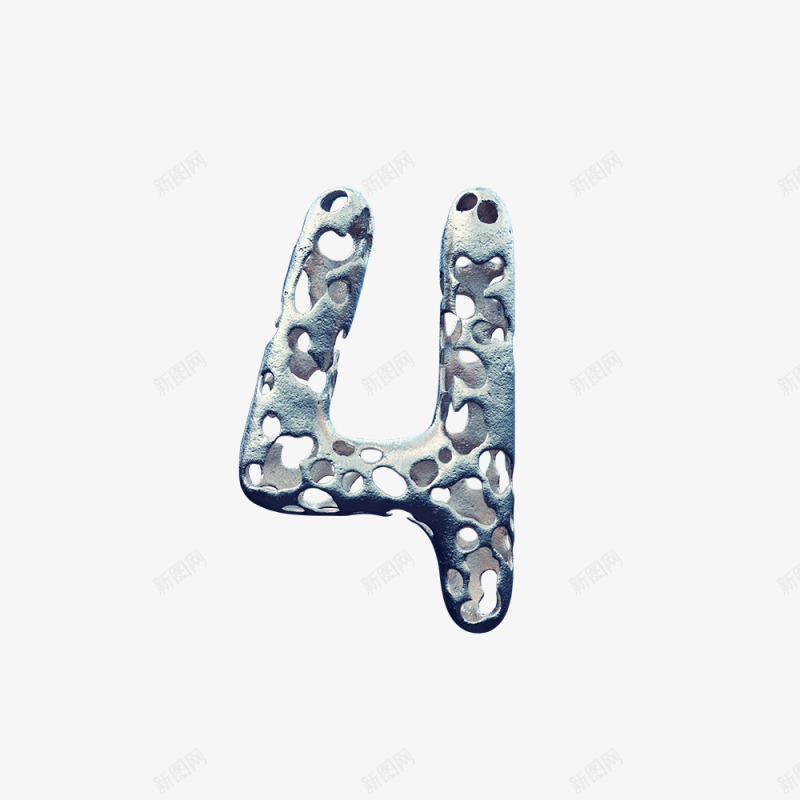 3D石头字数字4png免抠素材_新图网 https://ixintu.com 3D 英文 石头 字数 数字 26个 字母 透明 碎石 组合 文字