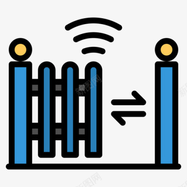 围栏物联网150线颜色图标