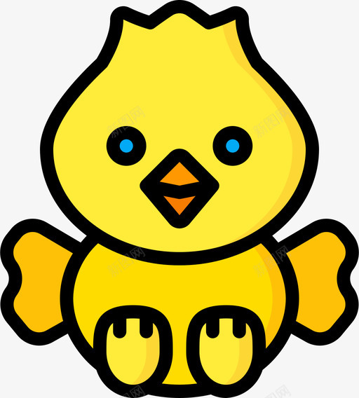 小鸡软玩具4线性颜色svg_新图网 https://ixintu.com 小鸡 玩具 线性 颜色