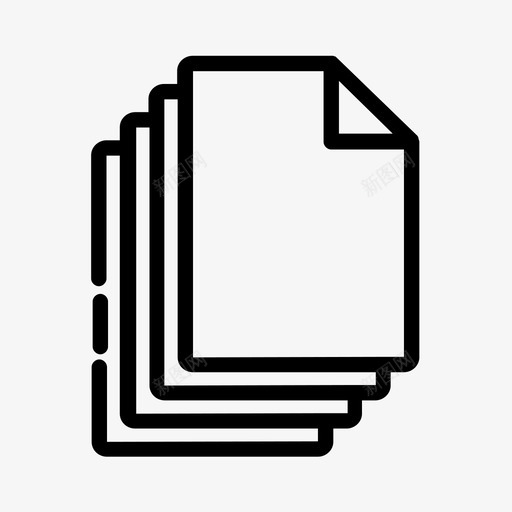 纸质包装书籍文件svg_新图网 https://ixintu.com 纸质 包装 书籍 文件 基本 图标