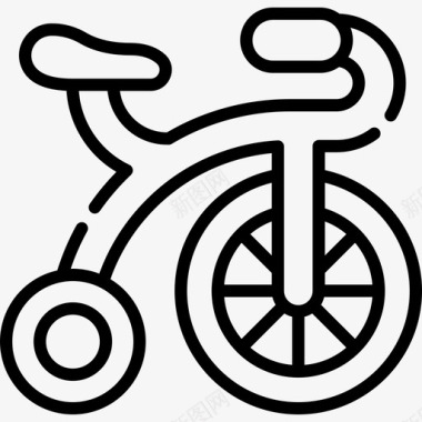 自行车马戏团118直线型图标
