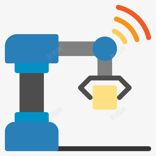 机器人物联网153扁平svg_新图网 https://ixintu.com 机器人 联网 扁平