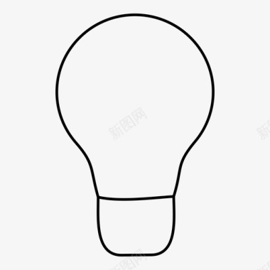 灯泡创造力灵感图标