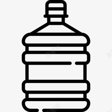 饮水机塑料制品14线性图标