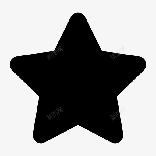 星标置顶实心svg_新图网 https://ixintu.com 星标 置顶 实心