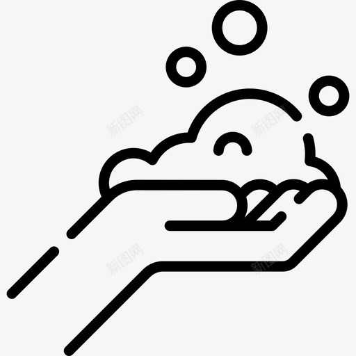 手洗冠状病毒预防线性svg_新图网 https://ixintu.com 手洗 冠状 病毒 预防 线性