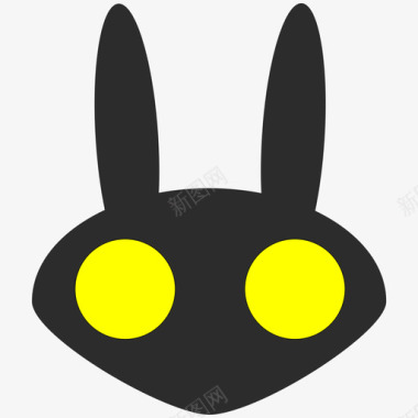 兔子logo填充图标