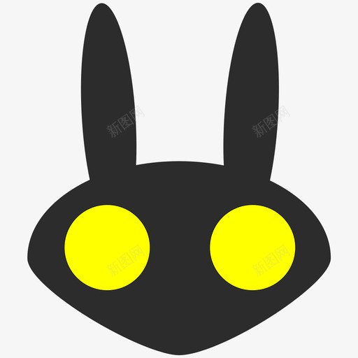 兔子logo填充svg_新图网 https://ixintu.com 兔子 logo 填充