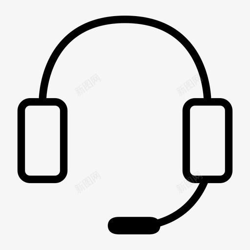耳机游戏免提svg_新图网 https://ixintu.com 耳机 游戏 免提 麦克风 噪音 消除 无线 电脑