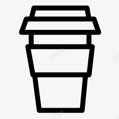 咖啡咖啡杯食物收集卷1图标