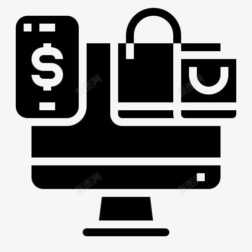 支付购物和电子商务22填充svg_新图网 https://ixintu.com 支付 购物 电子商务 填充