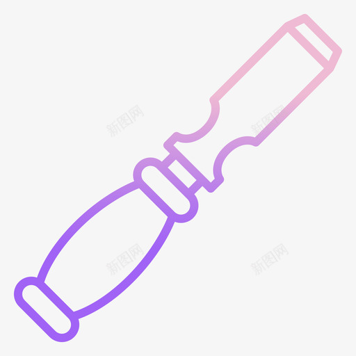 凿子木工18轮廓坡度svg_新图网 https://ixintu.com 凿子 木工 轮廓 坡度