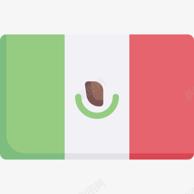 墨西哥国旗17平坦图标