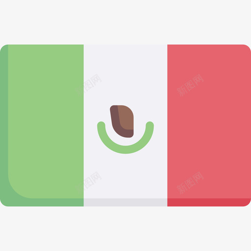 墨西哥国旗17平坦svg_新图网 https://ixintu.com 墨西哥 国旗 平坦