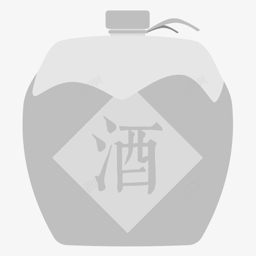 酒坛svg_新图网 https://ixintu.com 酒坛