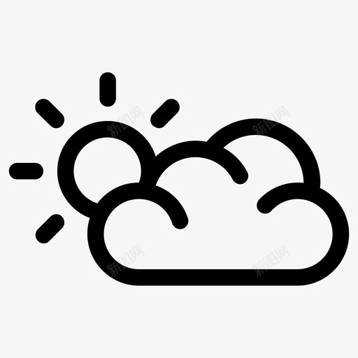 云气候日光svg_新图网 https://ixintu.com 气候 日光 天气预报 天气