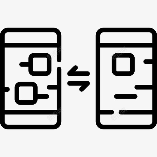 信息远程办公11线性svg_新图网 https://ixintu.com 信息 远程 办公 线性