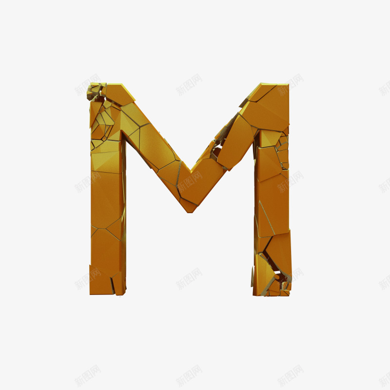 3D黄色石头英文字母Mpng免抠素材_新图网 https://ixintu.com 3D 英文 石头 字数 数字 26个 字母 透明 碎石 组合 文字