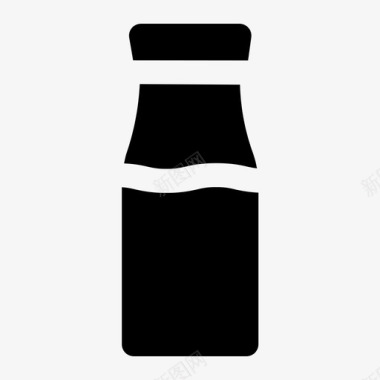 瓶子背景饮料图标