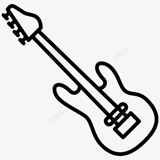 低音吉他乐器49提纲svg_新图网 https://ixintu.com 低音 吉他 乐器 提纲