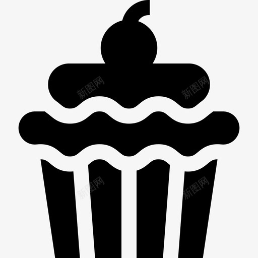 纸杯蛋糕甜点和糖果18填充svg_新图网 https://ixintu.com 纸杯 蛋糕 甜点 糖果 填充