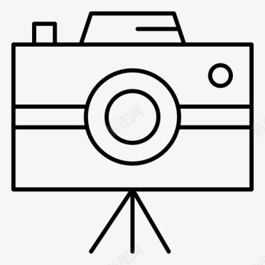 摄像机手持式摄像机记者摄像机图标
