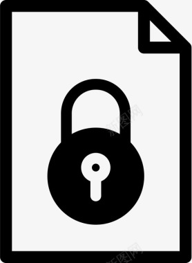 隐私政策机密数据保护图标
