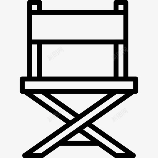 椅子室外18直线型svg_新图网 https://ixintu.com 椅子 室外 直线 线型