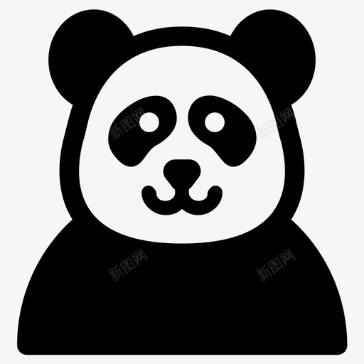 熊猫动物大熊猫svg_新图网 https://ixintu.com 熊猫 动物 大熊猫 熊猫熊 猫熊 动物园