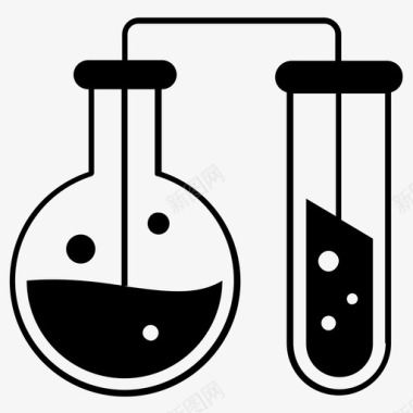 化学实验化学反应化学测试图标
