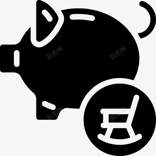 猪退休5加油svg_新图网 https://ixintu.com 退休 加油