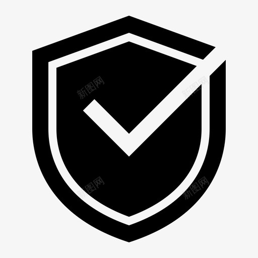 盾牌检查标记保护svg_新图网 https://ixintu.com 安全 盾牌 检查 标记 保护 坚固 购物