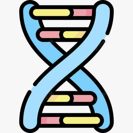 Dna医疗服务18线性颜色svg_新图网 https://ixintu.com Dna 医疗服务 线性 颜色