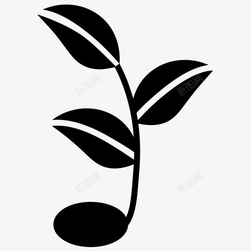 萌芽农业植物svg_新图网 https://ixintu.com 农业 智能 农场 萌芽 植物 填充