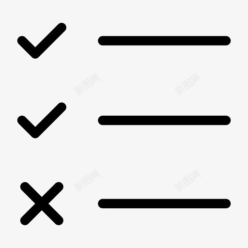 todo列表清单任务svg_新图网 https://ixintu.com 列表 todo 清单 任务 跟踪 基本 符号