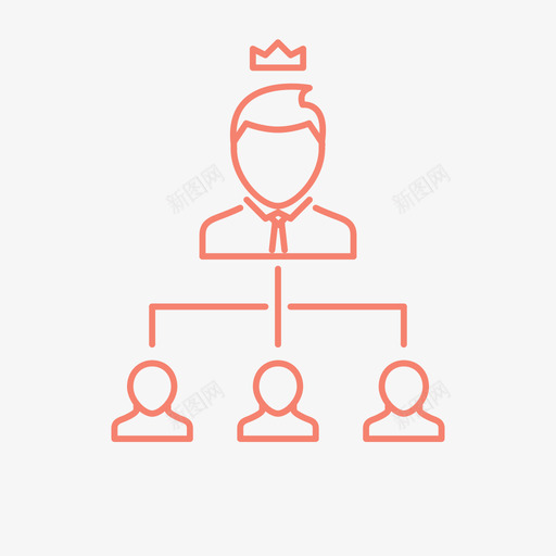 公司上下级员工boss结构管理svg_新图网 https://ixintu.com 公司 上下级 员工 boss 结构 管理 线性 精美 方正