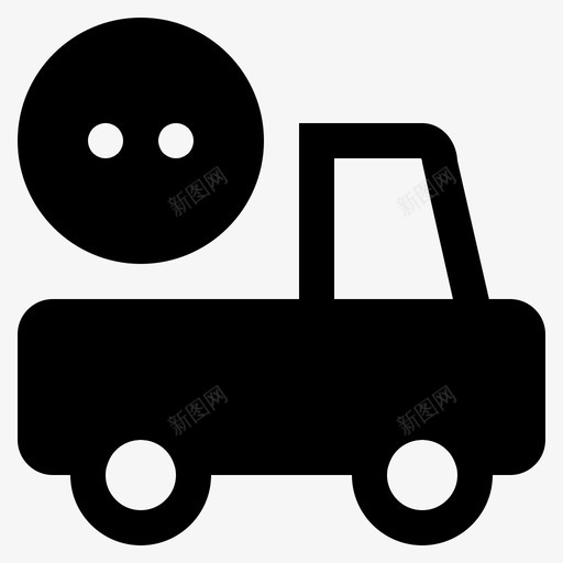 菜单提货车送货提货svg_新图网 https://ixintu.com 提货 货车 菜单 送货 运输 卡车 车辆 实心