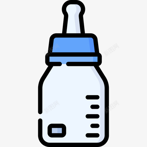 婴儿奶瓶塑料制品16线性颜色svg_新图网 https://ixintu.com 婴儿 奶瓶 塑料制品 线性 颜色