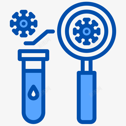 分析病毒121蓝色svg_新图网 https://ixintu.com 分析 病毒 蓝色