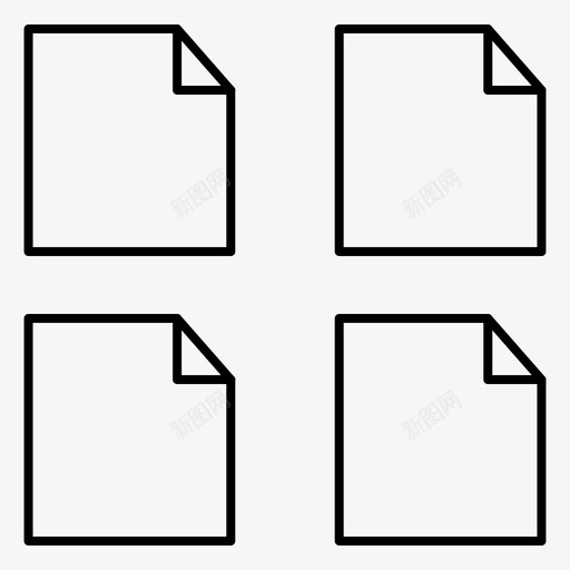 文档文件多个svg_新图网 https://ixintu.com 文档 文件 多个 多媒体 收藏