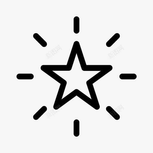 圣诞星装饰圣诞节svg_新图网 https://ixintu.com 圣诞 装饰 圣诞节 系列 图标
