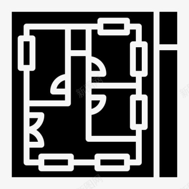 规划建筑设计图标