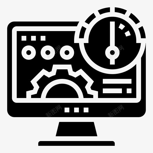 性能计算机仪表板svg_新图网 https://ixintu.com 性能 计算机 仪表板 优化 页面 seoglyph1