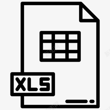 XLSElearning18线性图标