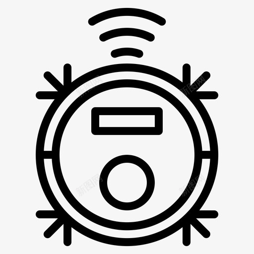 吸尘器物联网149线性svg_新图网 https://ixintu.com 吸尘器 联网 线性