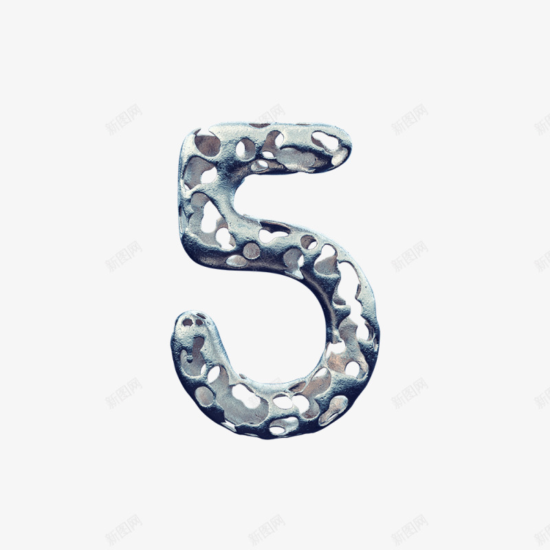3D灰色石头数字5png免抠素材_新图网 https://ixintu.com 3D 英文 石头 字数 数字 26个 字母 透明 碎石 组合 文字