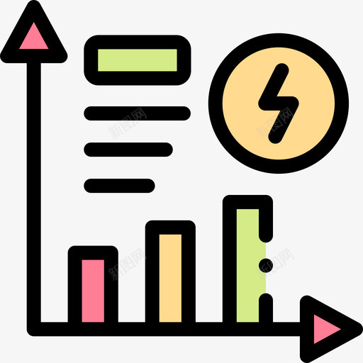 能源成本可再生能源39线性颜色svg_新图网 https://ixintu.com 能源 成本 可再 再生 线性 颜色
