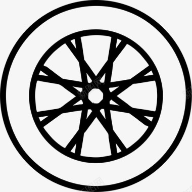 轮胎刹车汽车图标